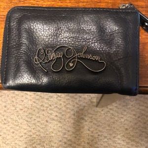 Betsey Johnson Black Leather Wallet